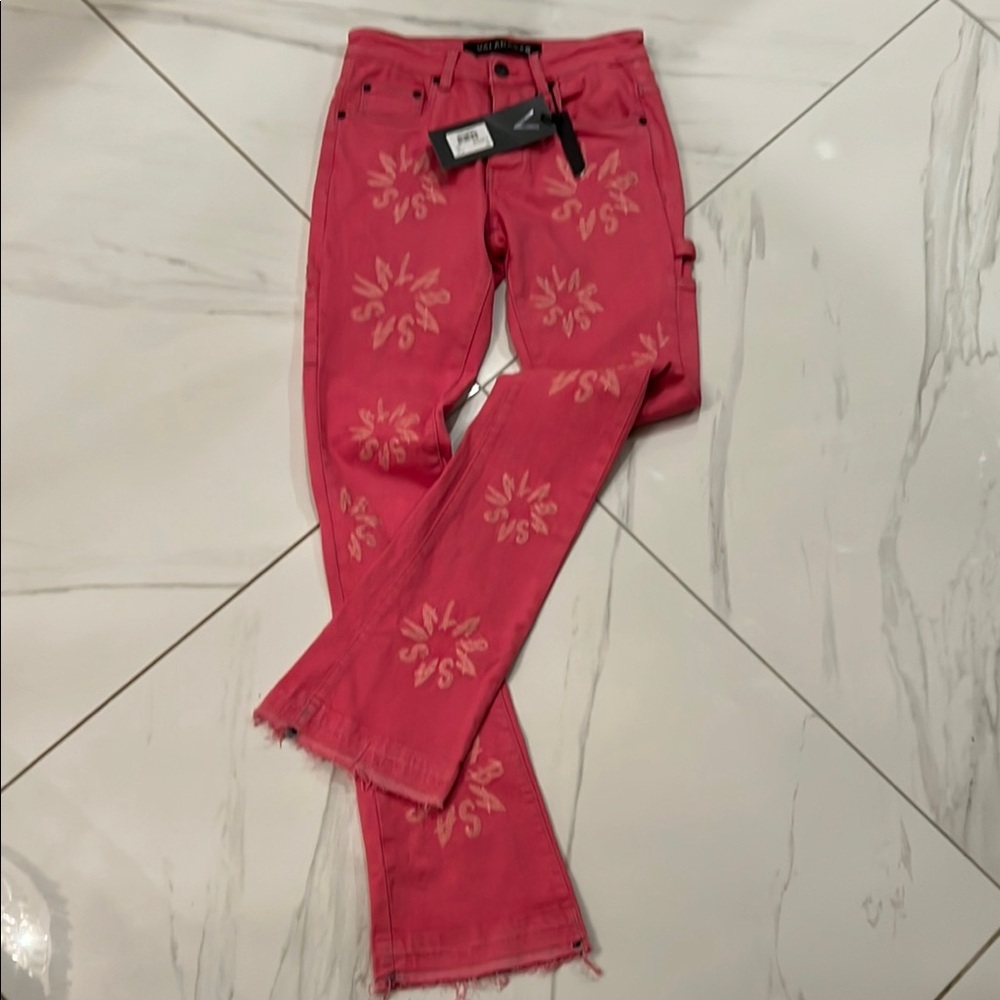 Valabasas “ART” Stylish Pink Jeans